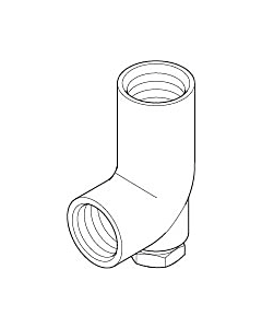 Dornbracht WINKEL-ANSCHL. 1/2 x 1/2 x 45 09240209090 roh