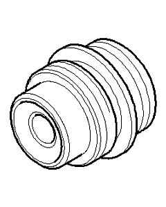 Dornbracht nipple M22 x 2000 -AxG 2000 /2- A - 092403019-08 platinum