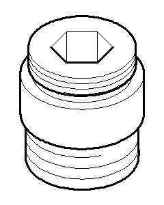 Dornbracht nipple 09240302920-00 09240302920 D.23 x 25mm chrome