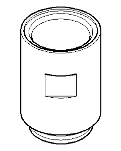 Dornbracht pont mamelon pile M20x1 092403091-00 Tara + Tara Classic chromé