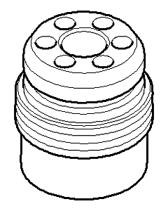 Dornbracht nipple 0924031052090 09240310520 D.26 x 26mm