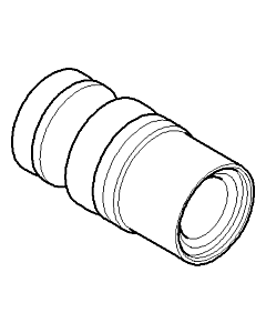 Dornbracht nipple conversion - 092403130-00 chrome