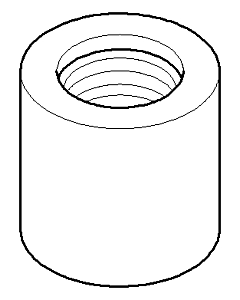 Dornbracht adaptateur douche à effet de pluie chromé 092403136-00 092403136 D 33 x 32 mm chromé