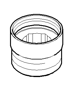 connecteur Dornbracht 09240314120-00 09240314120 D.22 x 17mm chromé