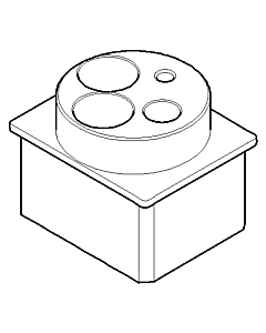 Dornbracht Adapter EHM-WT freist. 092403142-00 chrom