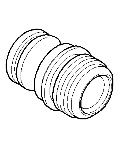 Dornbracht Nippel 09240315320-00 09240315320 D.24 x 34,5mm chrom