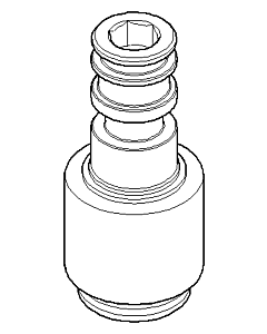 Dornbracht Auslaufnippel WFB-EHM 092403157-33 mattschwarz