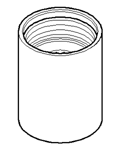 Dornbracht connection 09240316320-06 09240316320 D.25 x 32mm matt platinum