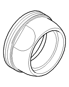 Dornbracht connection 092404107-33 092404107 D.40 x 20 mm matt black