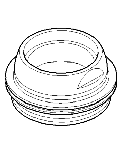 Dornbracht écrou M40 x 2000 avec collet EHM 092404142-06 platine mat