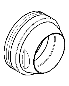 Dornbracht Mutter M 35 x 1 EHM-WT LULU 092404146-00 chrom