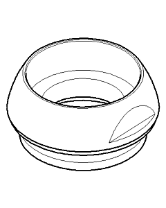 Dornbracht nut M40 x 2000 - 092404147-00 chrome