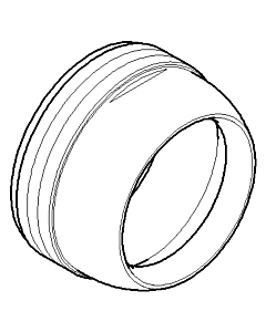 Dornbracht attachment 092404148-06 092404148 D.48 x 27 mm matt platinum