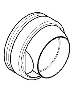 Dornbracht nut M 35 x 2000 EHM-WT 092404241-00 chrome
