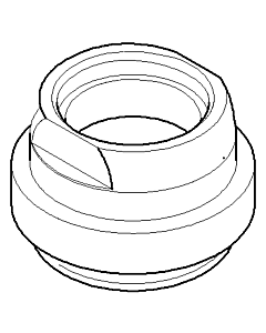 Dornbracht nut M40 x 2000 092404262-00 chrome