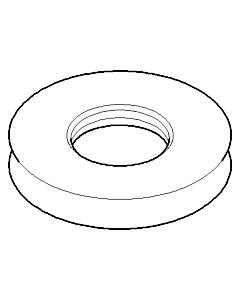Dornbracht rosette tub G3/4 2000 chrome 092720001-00