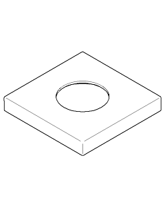 Dornbracht Rosette 092722043-06 platin matt