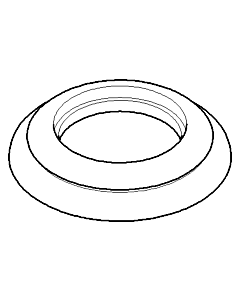 Dornbracht rosette 55 x 10 Madison - m 092735002-09 brass