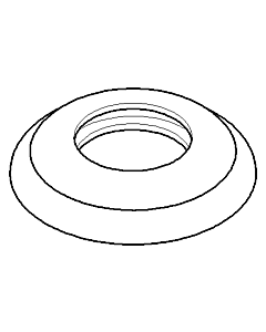 Dornbracht Ros. Poussée 55x10 Madison vc 092735004-00 D 26,3 x 10 mm chromé