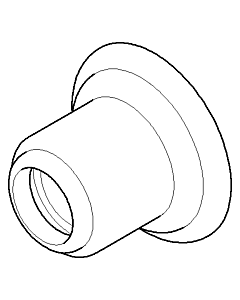 Dornbracht rosace WT mur Madison chromé 092736010-00 40 mm chromé