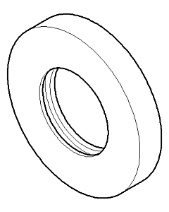 Dornbracht Rosette - 092762013-00 chrom, 100 x 60 x 2