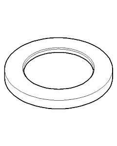 Dornbracht Rosette 52 x 5,5 - 092767003-00 chrom