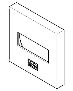 Dornbracht rosace 60 x 60 x 9 pots 092767008-00 chromé