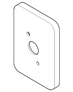 Dornbracht rosace WAB - platine mat 092771002-06 platine mat