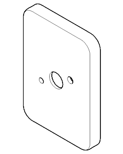 Dornbracht rosace BRH - platine mat 092771003-06 platine mat