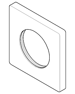 Dornbracht rosette 092771022-00 chrome
