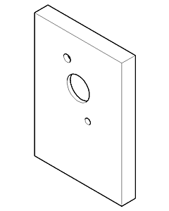 Dornbracht rosace WAB - 092773014-00 chromé