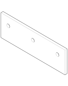 Dornbracht Abdeckung 235 x 78 mm 092773019-47 champagne