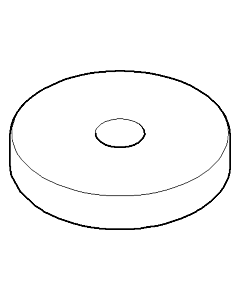 Dornbracht rosace 50 - 092774001-00 chromé
