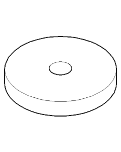 Dornbracht rosette 092774003-08 092774003 D. 50 x 9.5 mm platinum