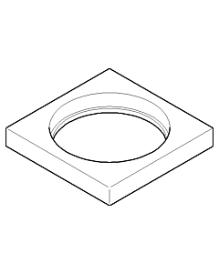 Dornbracht Rosette EHM-WT MEM - plat 092778007-06 platin matt