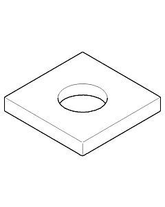 Dornbracht rosette 2-way MEM 092778014-00 60x60x25_chrom
