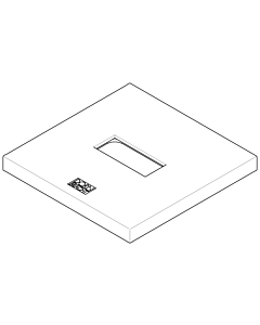 Dornbracht rosace - 092778022-00 chromé