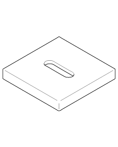 Dornbracht rosette MEM for spout 092778034-49 cyprum