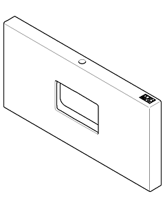 Dornbracht plate 092779008-06 matt platinum