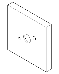 Dornbracht rosette BRH 092782005-00 chrome