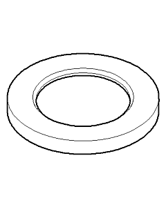 Dornbracht rosette - matt platinum 092785001-06 matt platinum