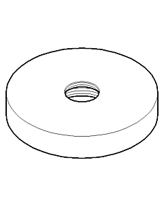 Dornbracht rosace - platine mat 092787006-06 60x60x25_platine mat