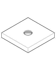 Dornbracht Rosette - 092787007-00 chrom