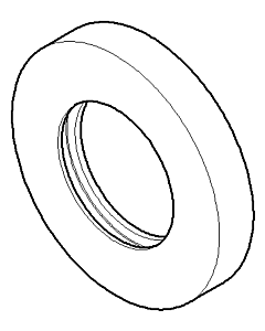 Dornbracht Rosette Wandauslauf 092787010-08 platin