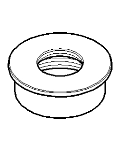Dornbracht Rosette - platin matt 092787011-06 45 x 40 x 10_platin matt