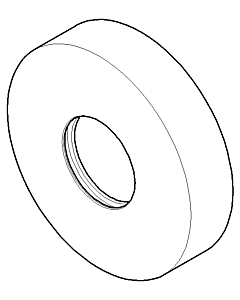 Dornbracht Rosette - 092788010-00 100 x 90 x 35_chrom