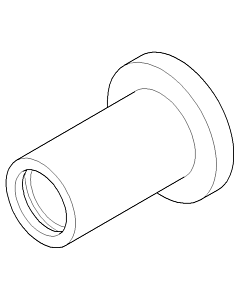 Dornbracht Rosette Wanneneinlauf 092789009-00 chrom