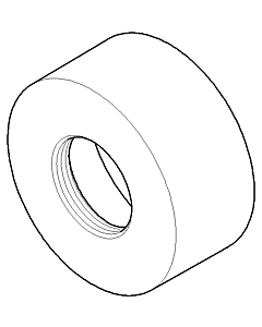 Dornbracht Rosette 70x32 chrom 092789017-00 32 mm Chrom