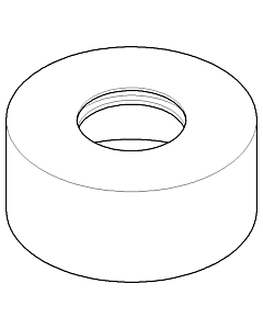 Dornbracht rosace 092789025-08 092789025 D.85 x D.39 x 37,5 mm platine