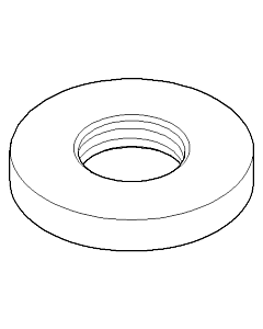 Dornbracht rosace UTB 3/4 - platine 092789105-08 60x60x25_platine, mat